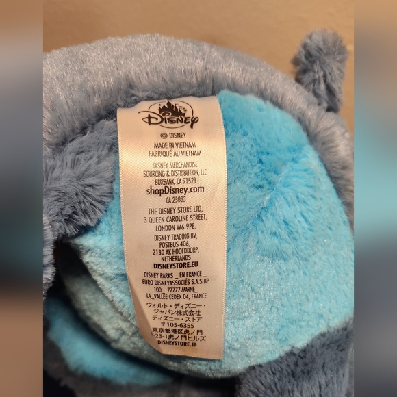 STITCH ADORABLE 15X12 Blue Plush Toy - Picture 6 of 9